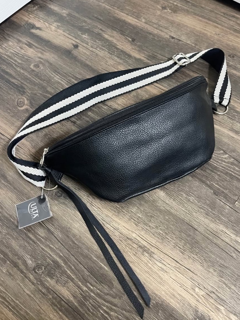 ULTA | Leather & Suede Crossbody Belt Bag — New with Tags!